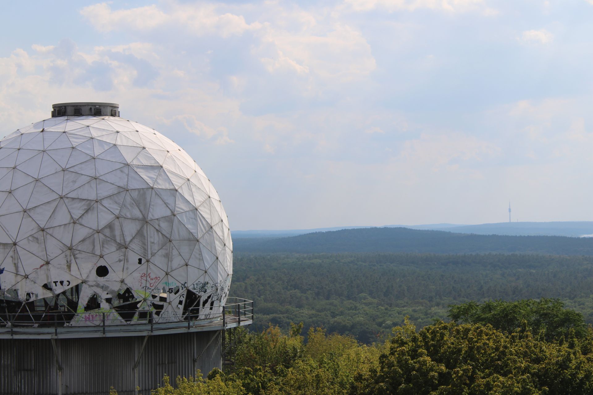 Aussicht vom Teufelsberg in Berlin