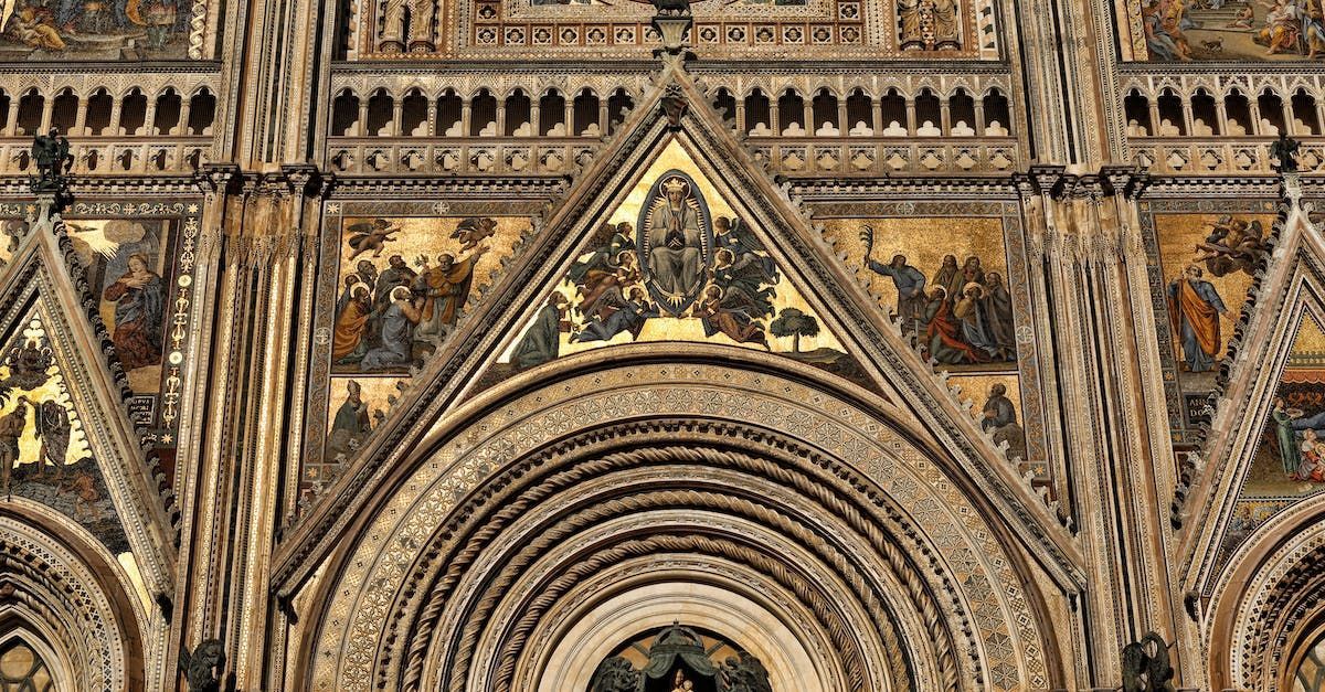 Orvieto Duomo mosaic details