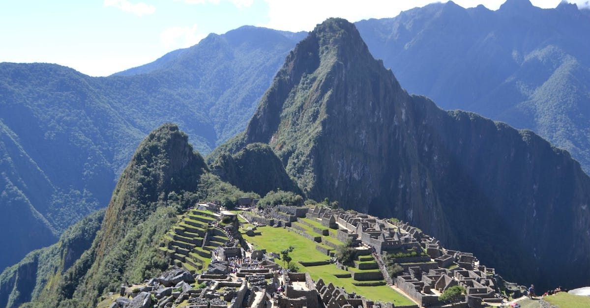 A view of Machu Picchu in Peru