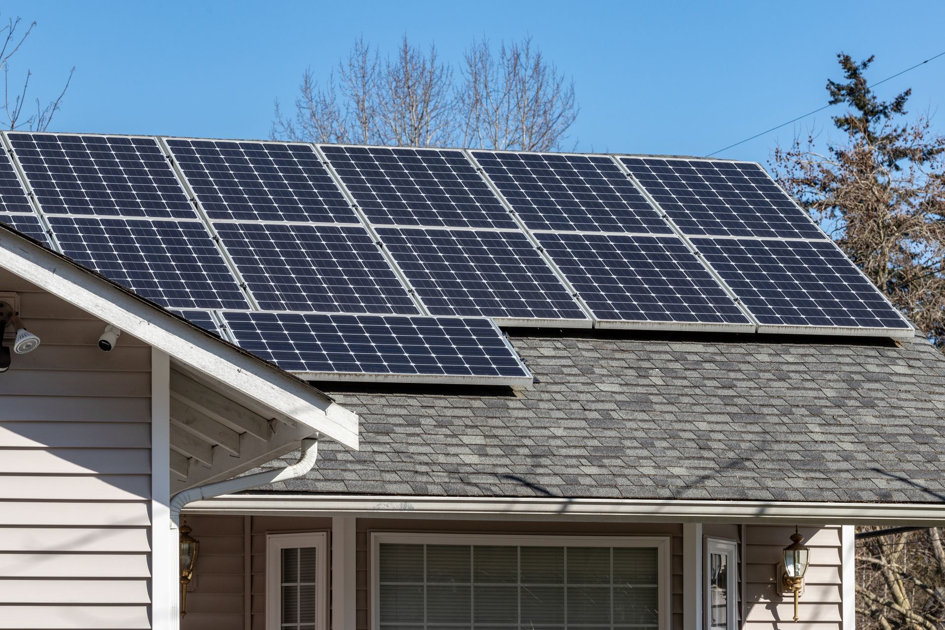 Solar panel house home installation