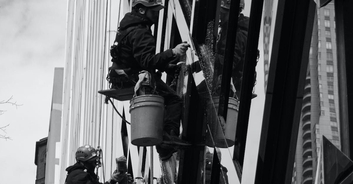 Glazenwassers vroeger