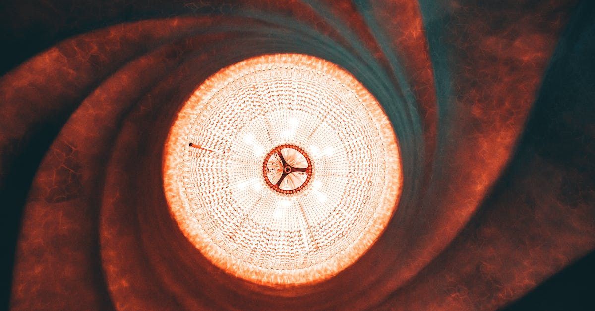 A close up of a swirl in the middle.