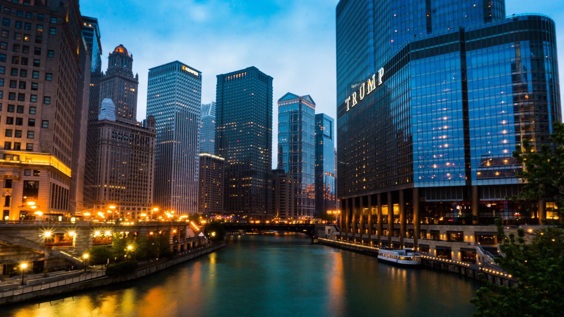 Skyline Photo of Chicago at night