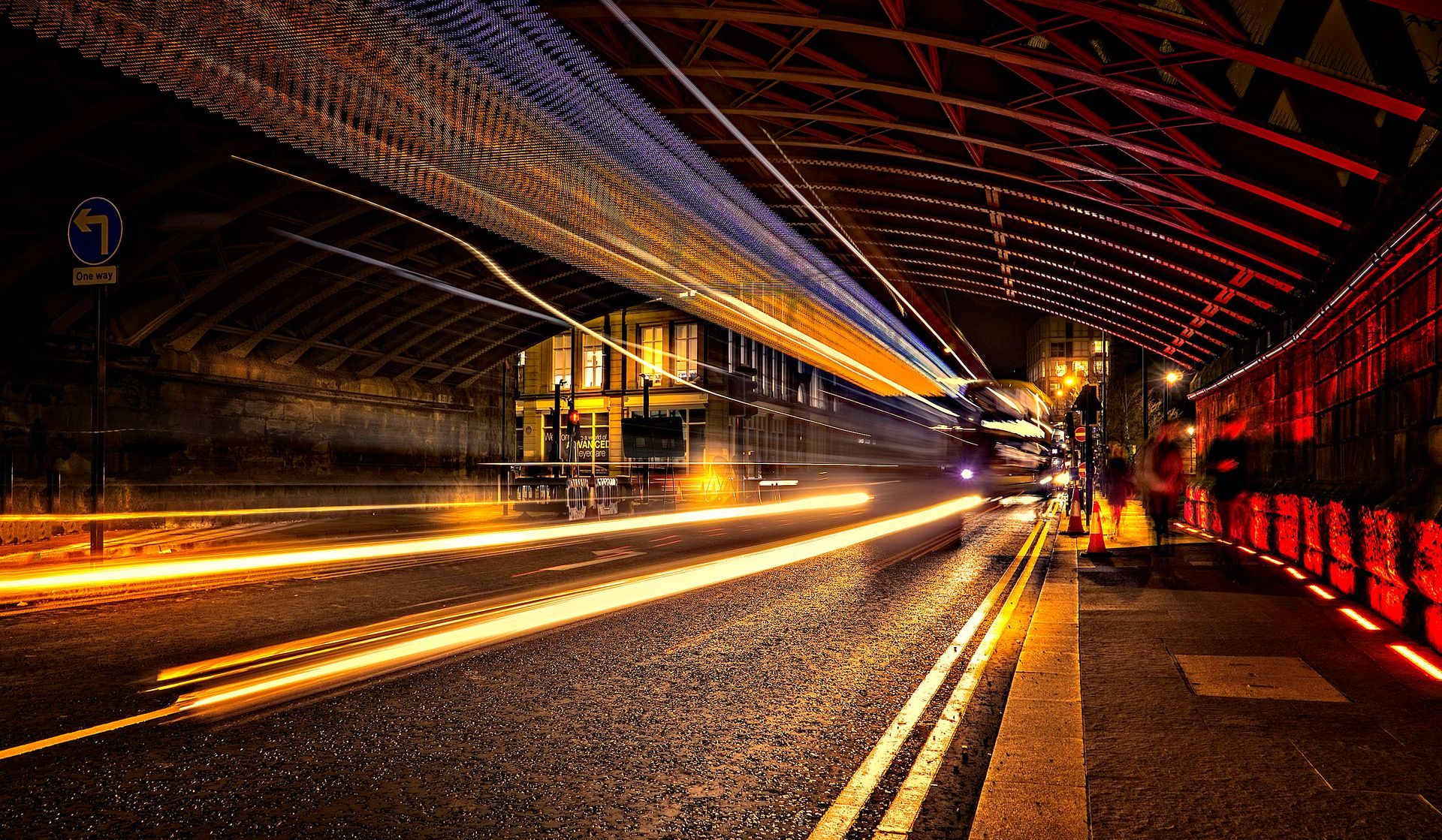 Blurred road markings giving effect that someone is traveling very fast on the road with the caption How fast will I see results?