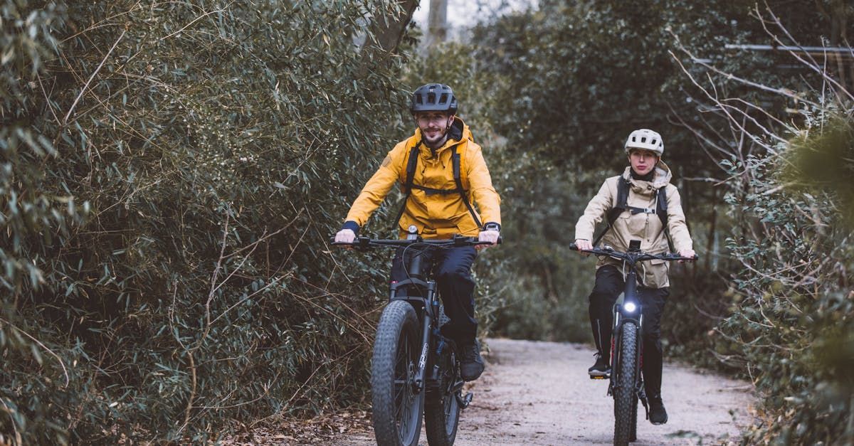 Fat Tire Bikers enjoying the miles of trails close to the house.