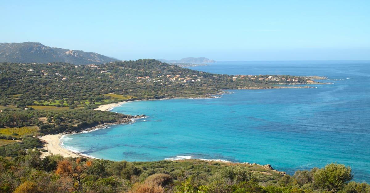 la costa della Corsica