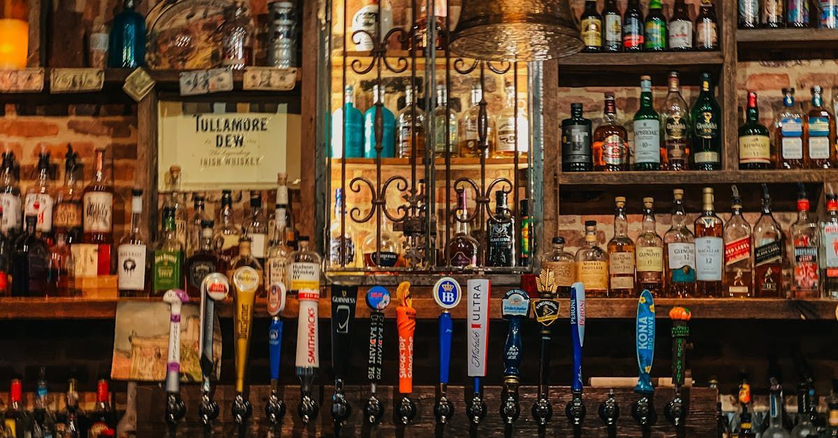 A large assortment of wine and beer