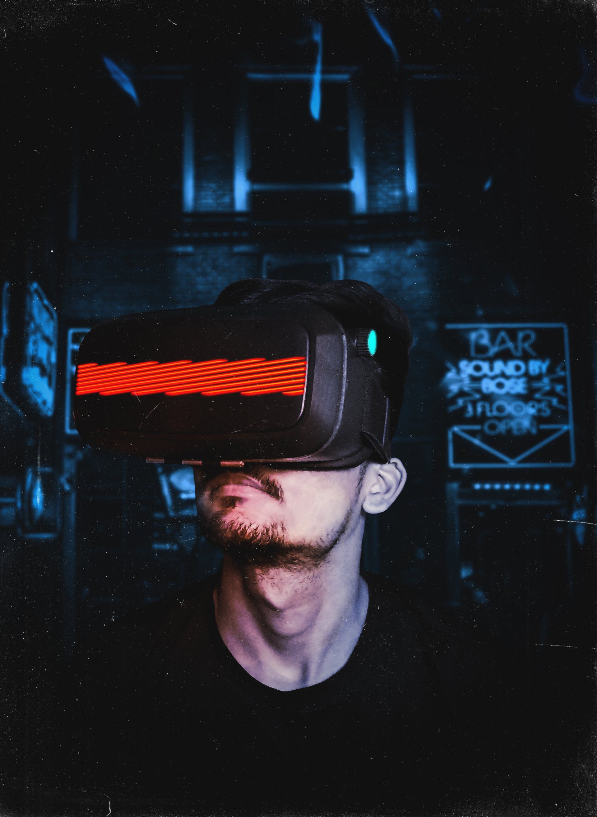 Illustration depicting individuals experiencing virtual reality beyond gaming, showcasing the divers
