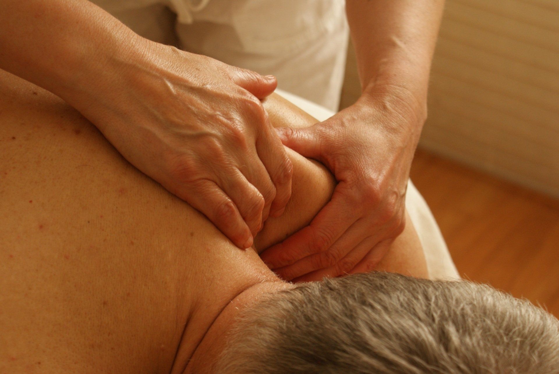 Man getting a massage Therapy