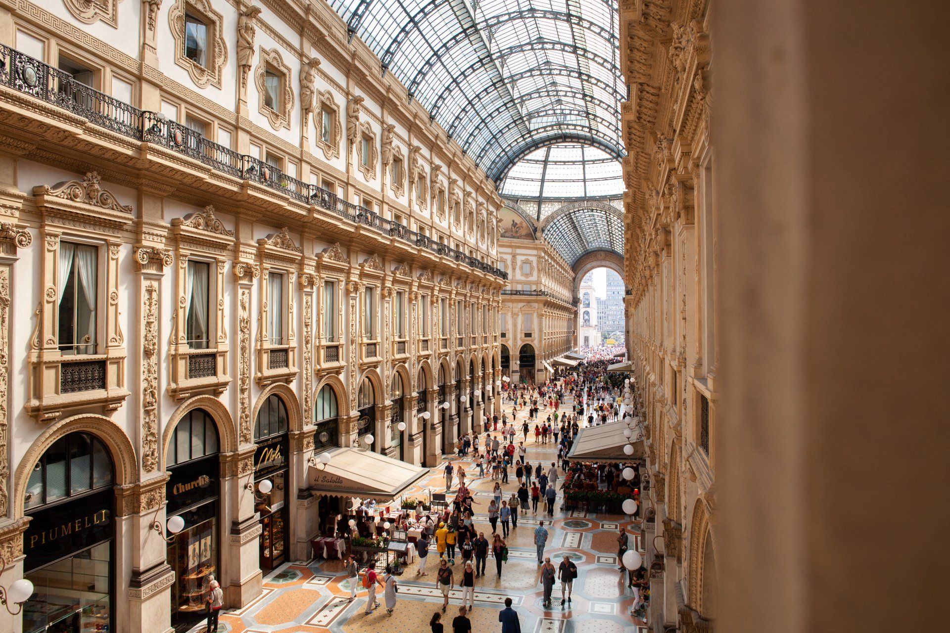 Galleria Vittorio Emanuele a Milano.