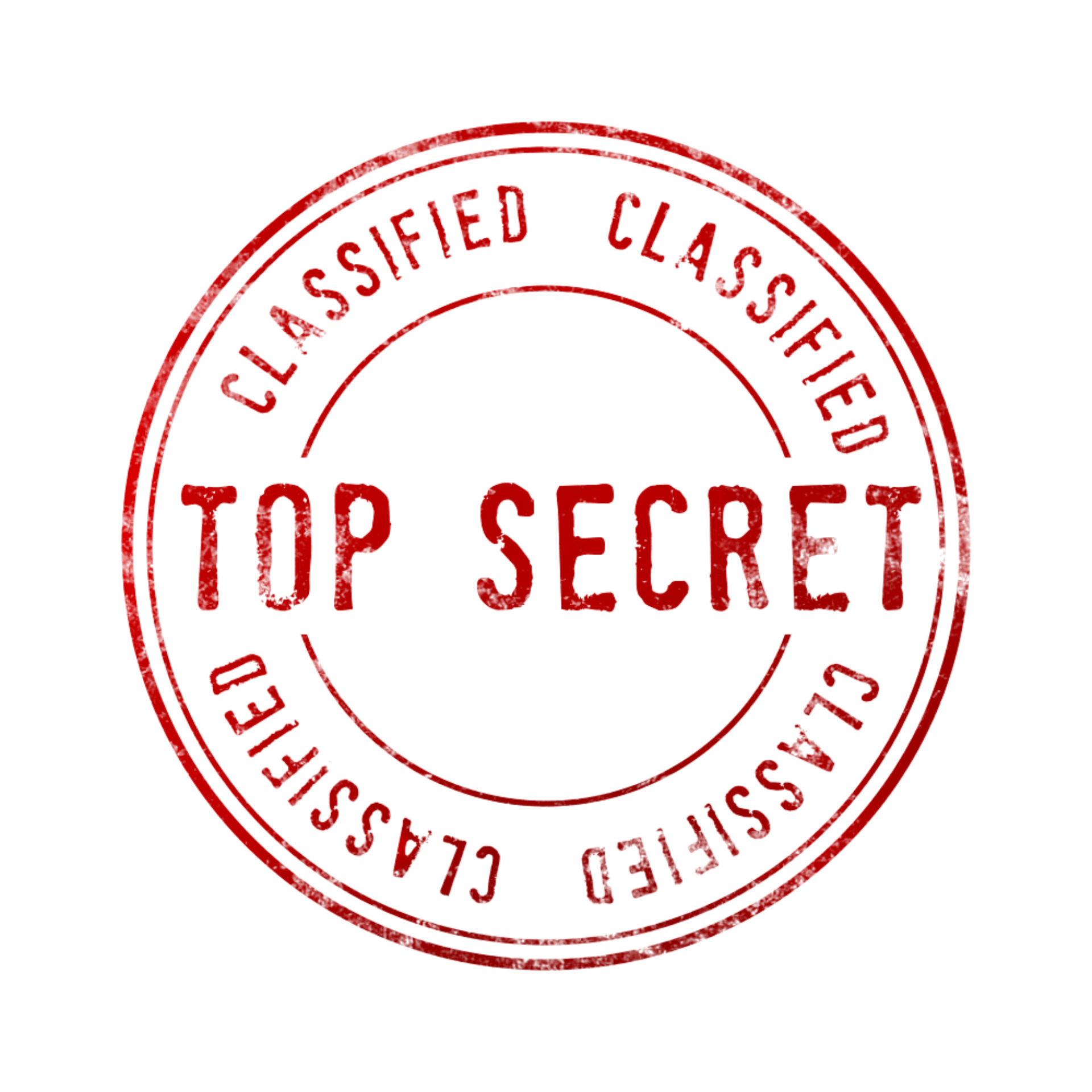 A red stamp that says classified top secret