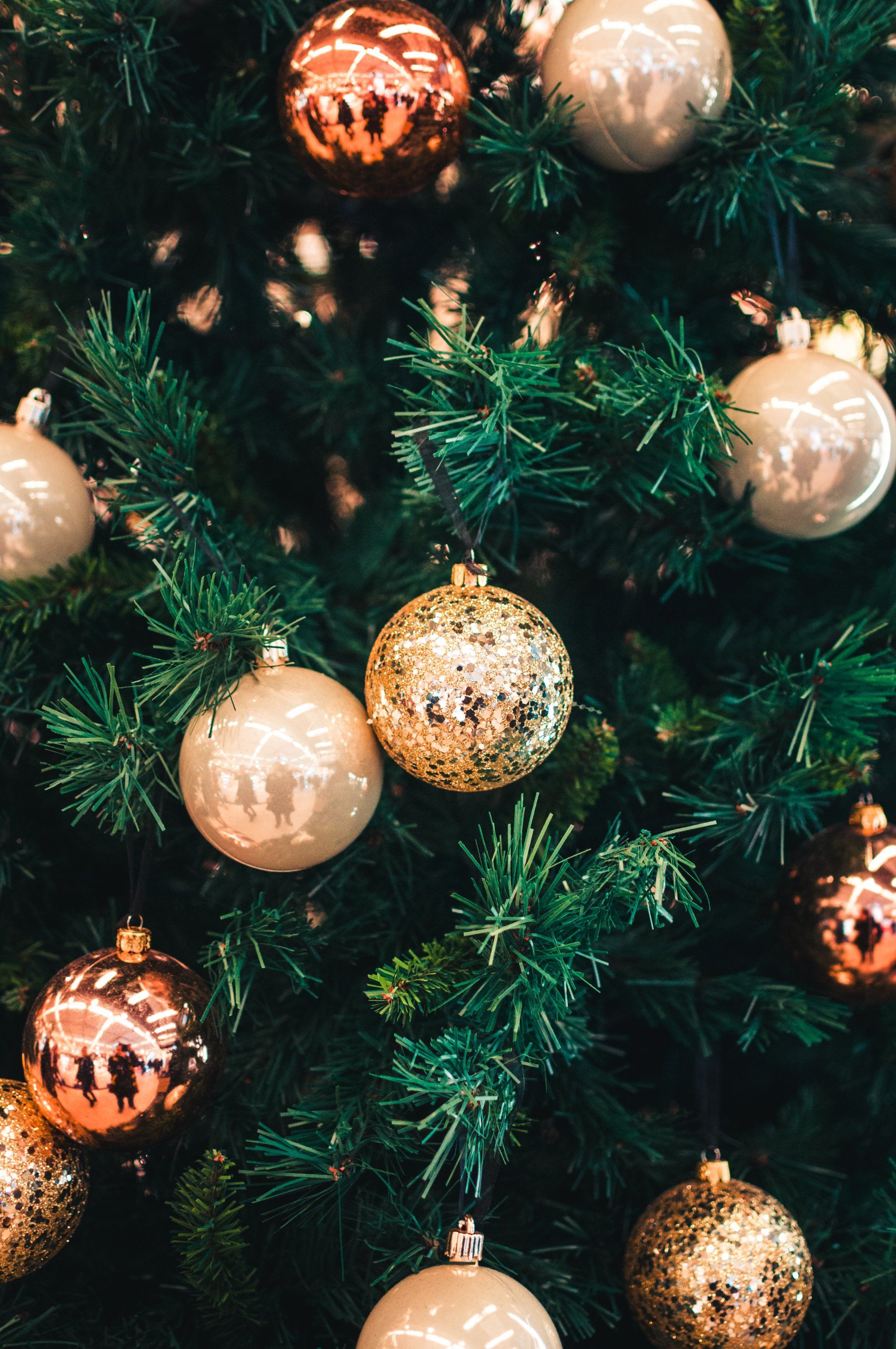 christmas, holidays, winter, tree, ornaments
