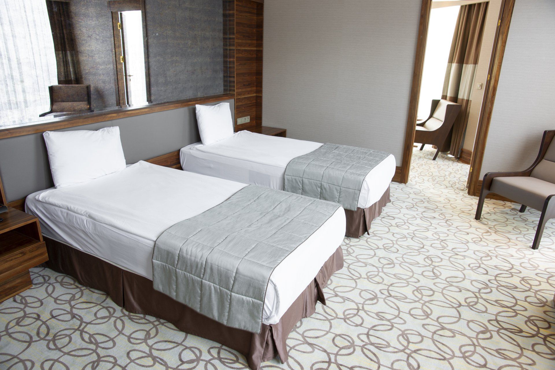 camera doppia hotel con letti singoli