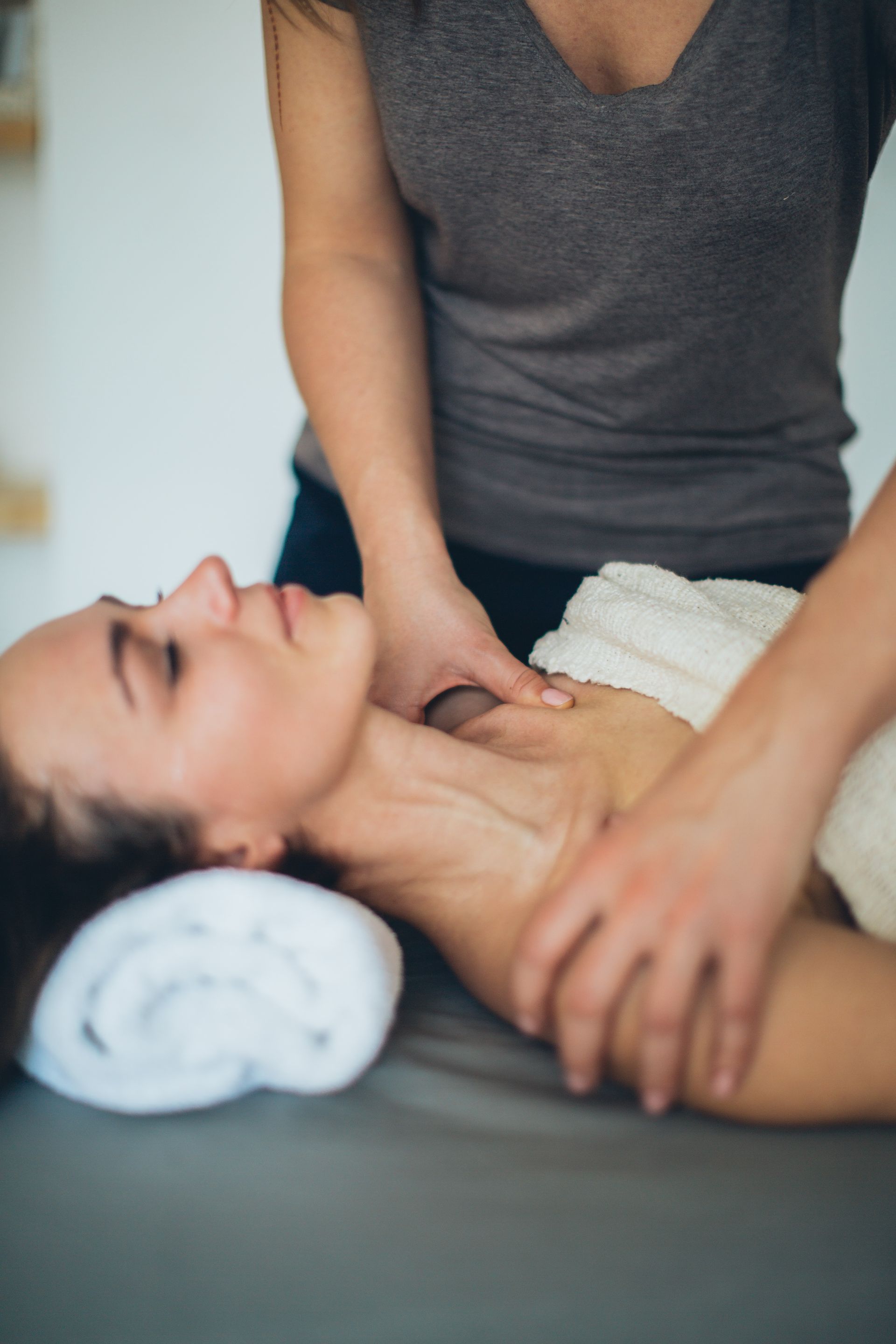 Women Getting a massage — Traditional Massage Services In Broadbeach, QLD
