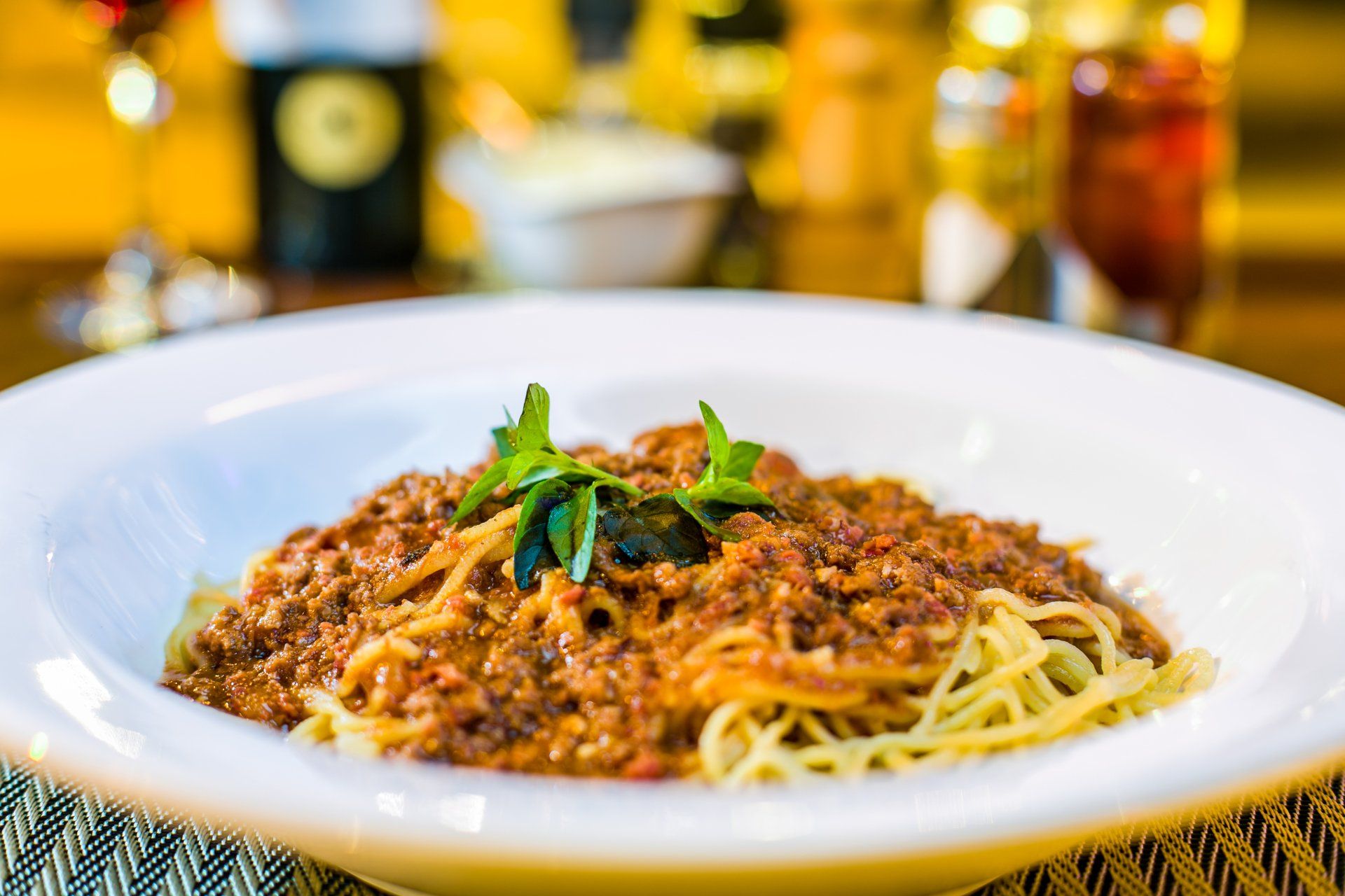Mittagsmenu Beispielbild Spaghetti Bolognese