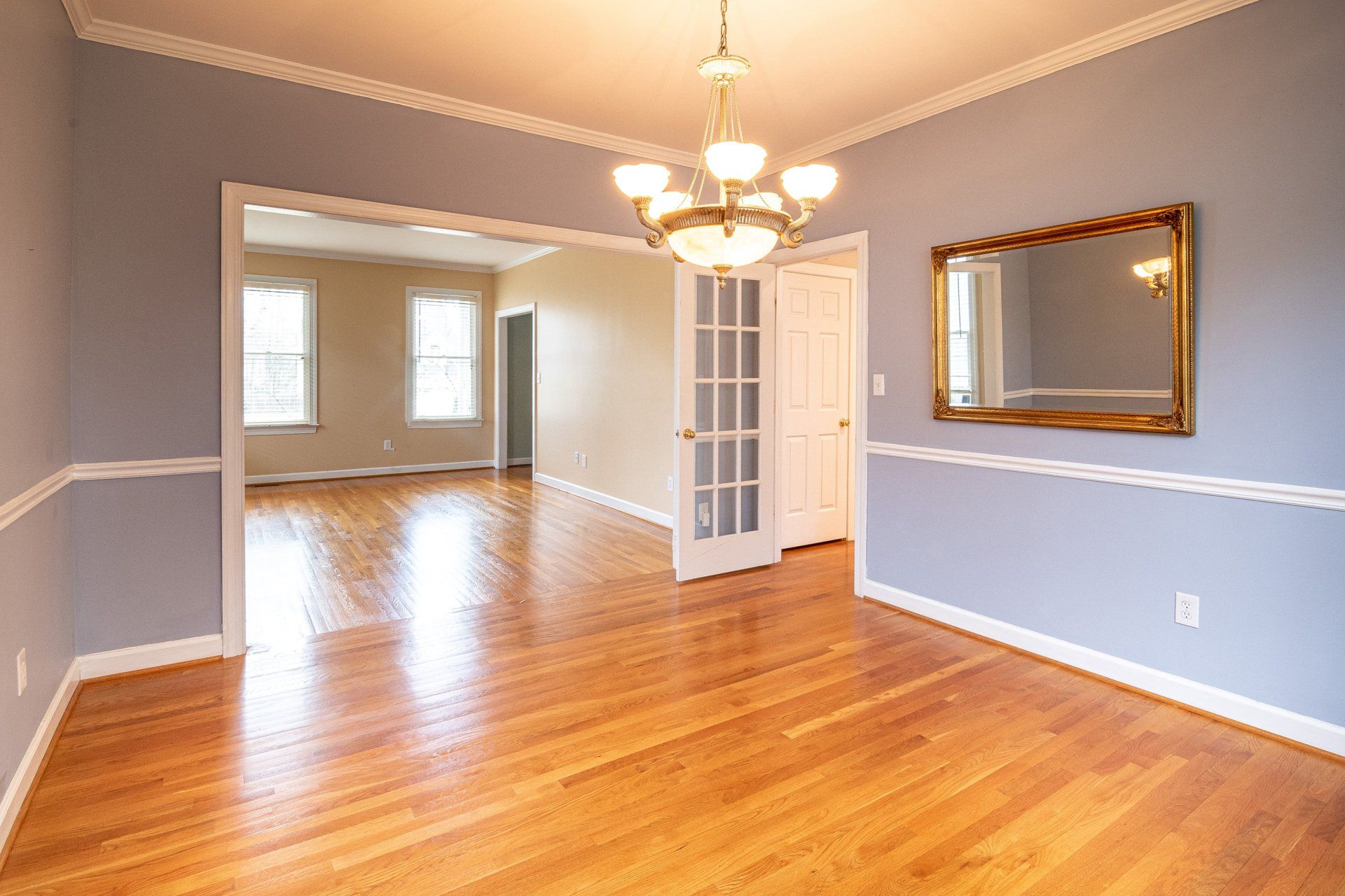 Bolton, MA home with refinished hardwood floors