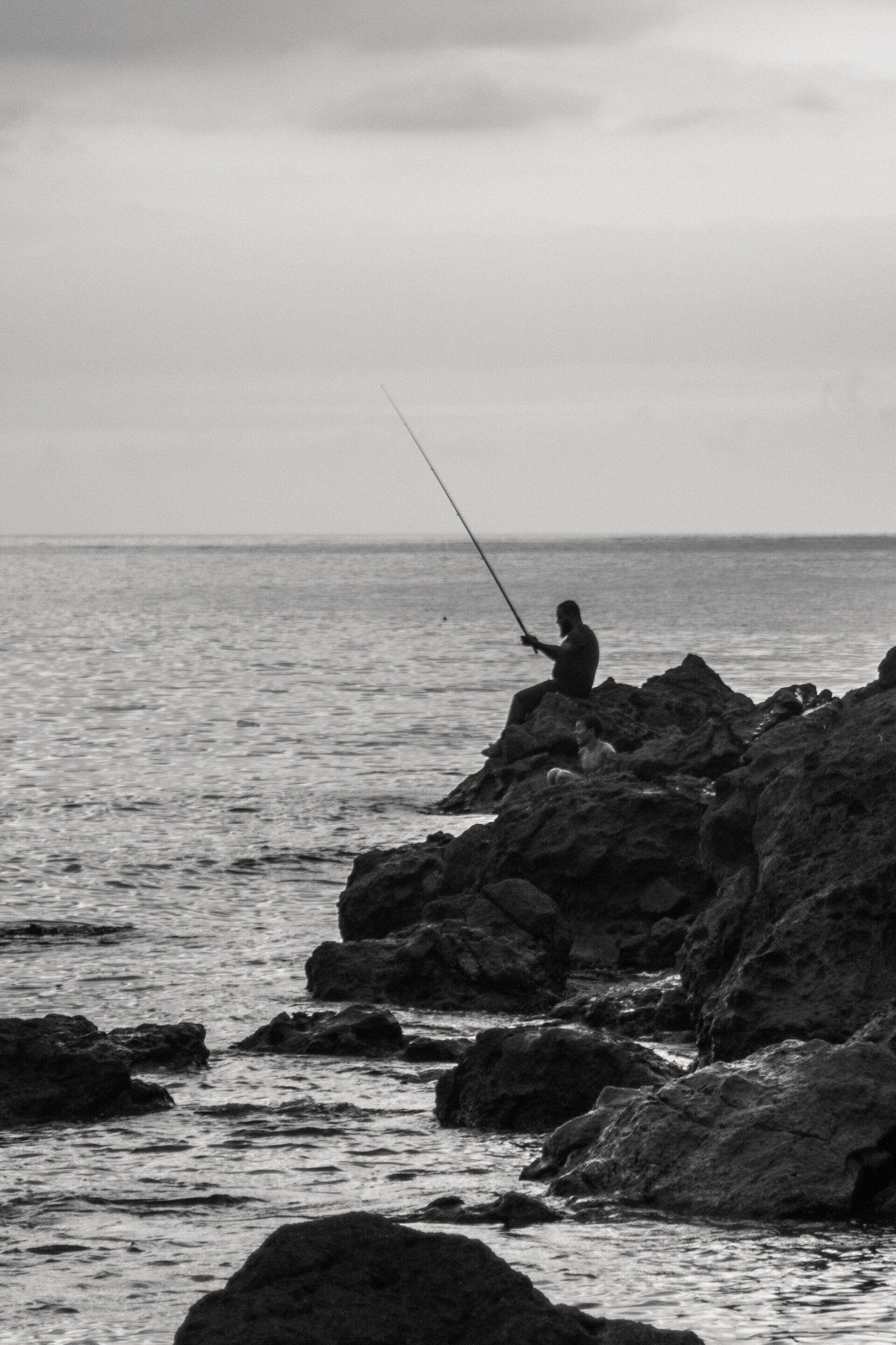 Rock Angling on Tofo Beach