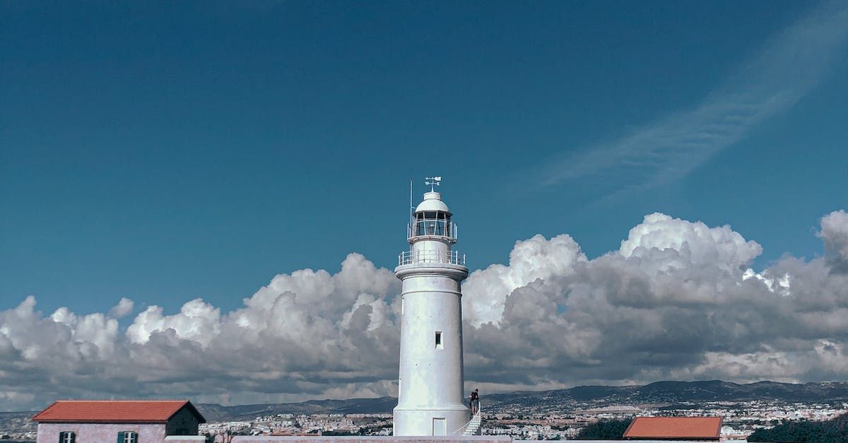 Paphos Lighthouse in Cyprus.