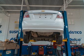 Suspension work at Westminster AutoClinic