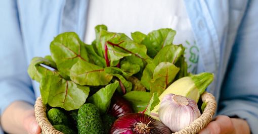 panier primeurs de légumes