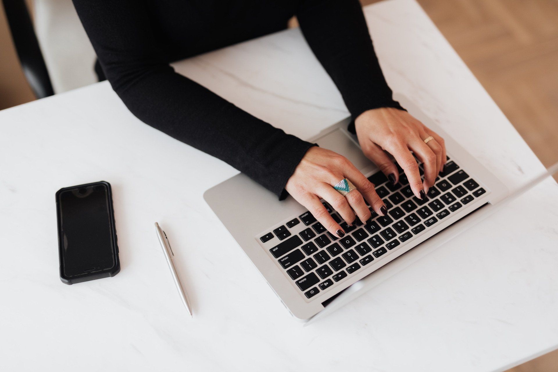 computer being used for studying with nootropics.