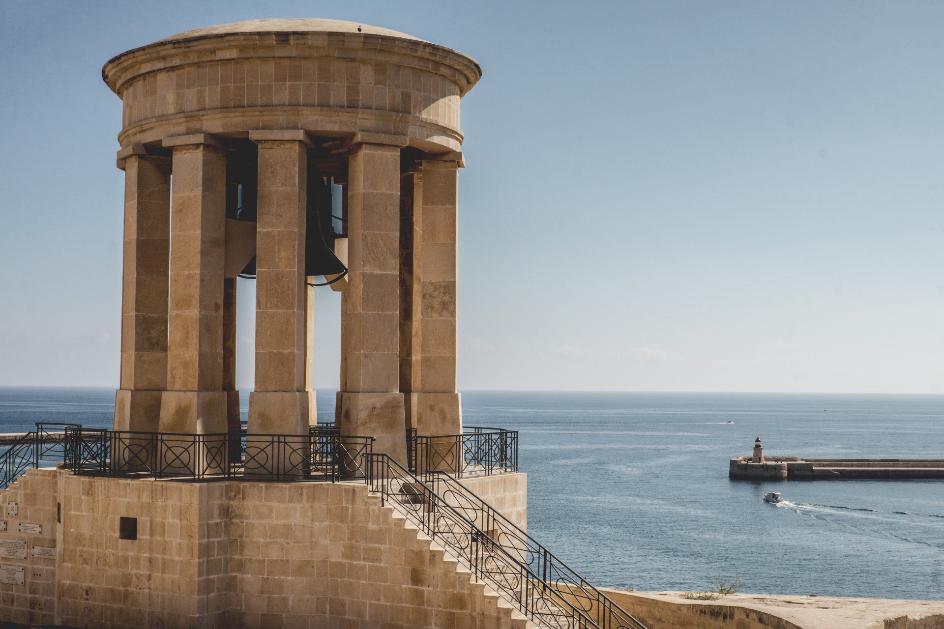 Siege Bell War Memorial, Monument in Valletta, Malta - Malta Holidays Barter's Travelnet