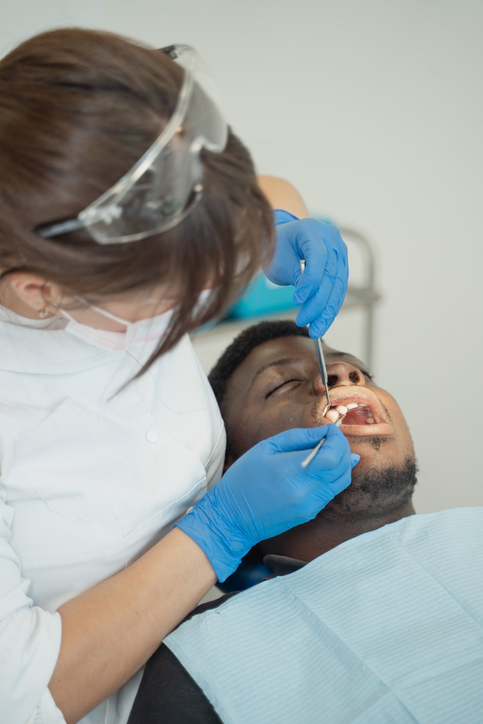 Hygienist at work