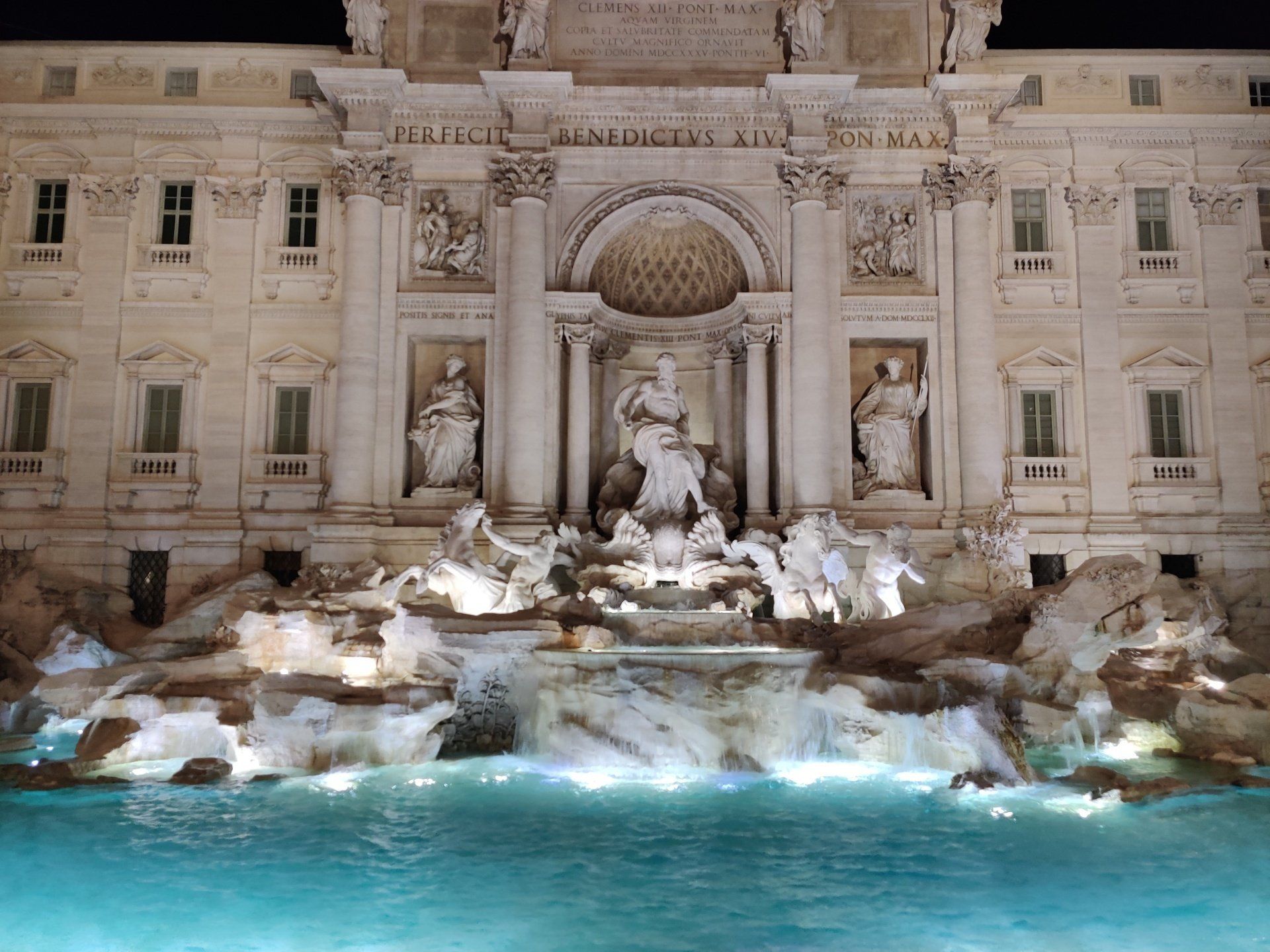 The Trevi Fountain in Rome