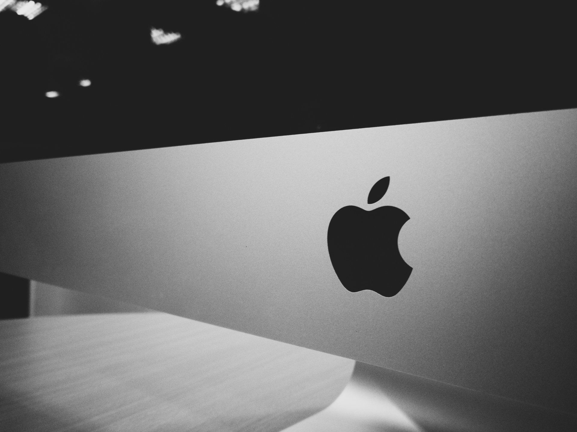 A Black and White Photo of an Apple Computer — Coastal Computing Solutions in Taree, NSW