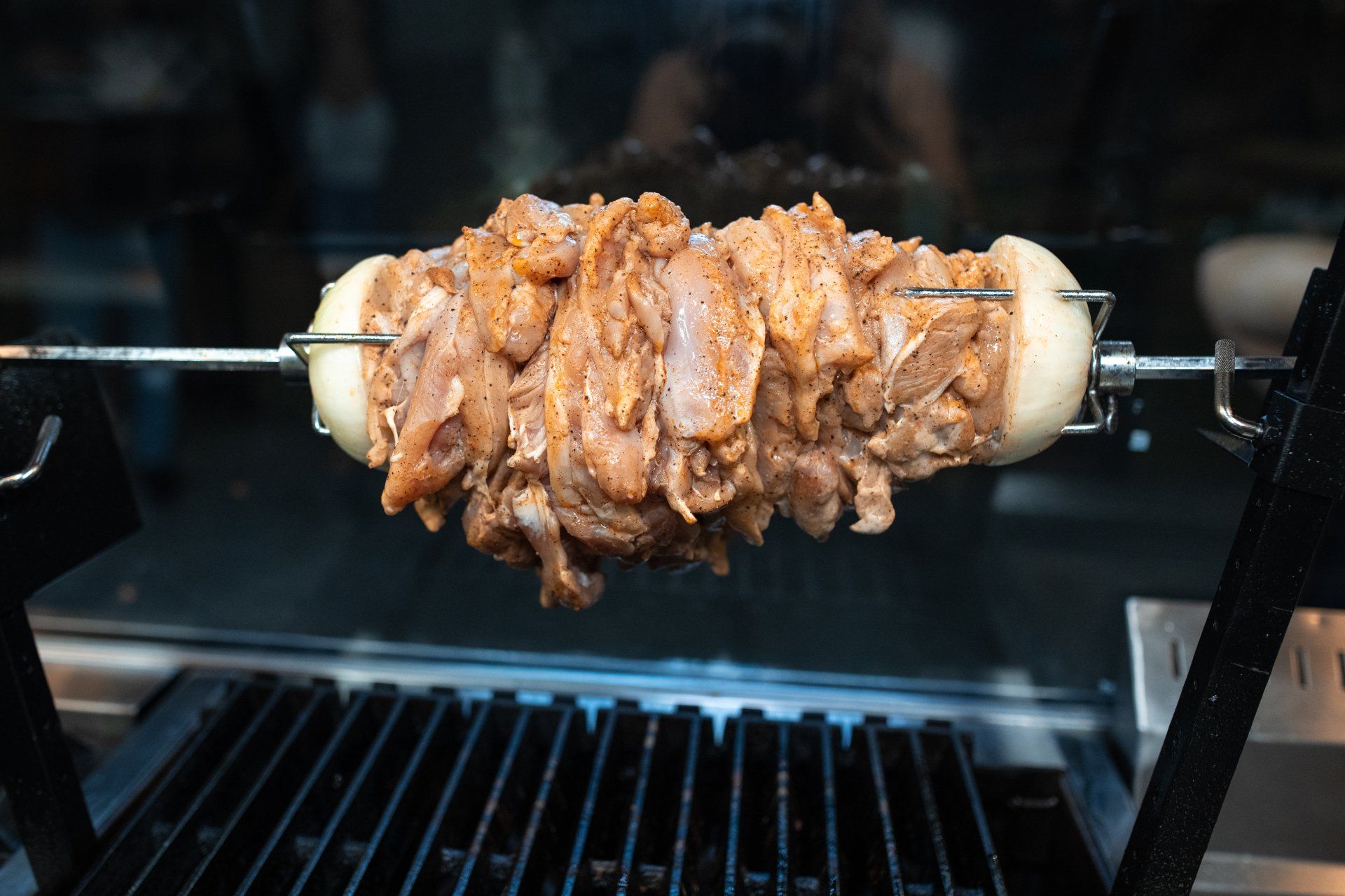 Griekse Gyros van de Rotisserie