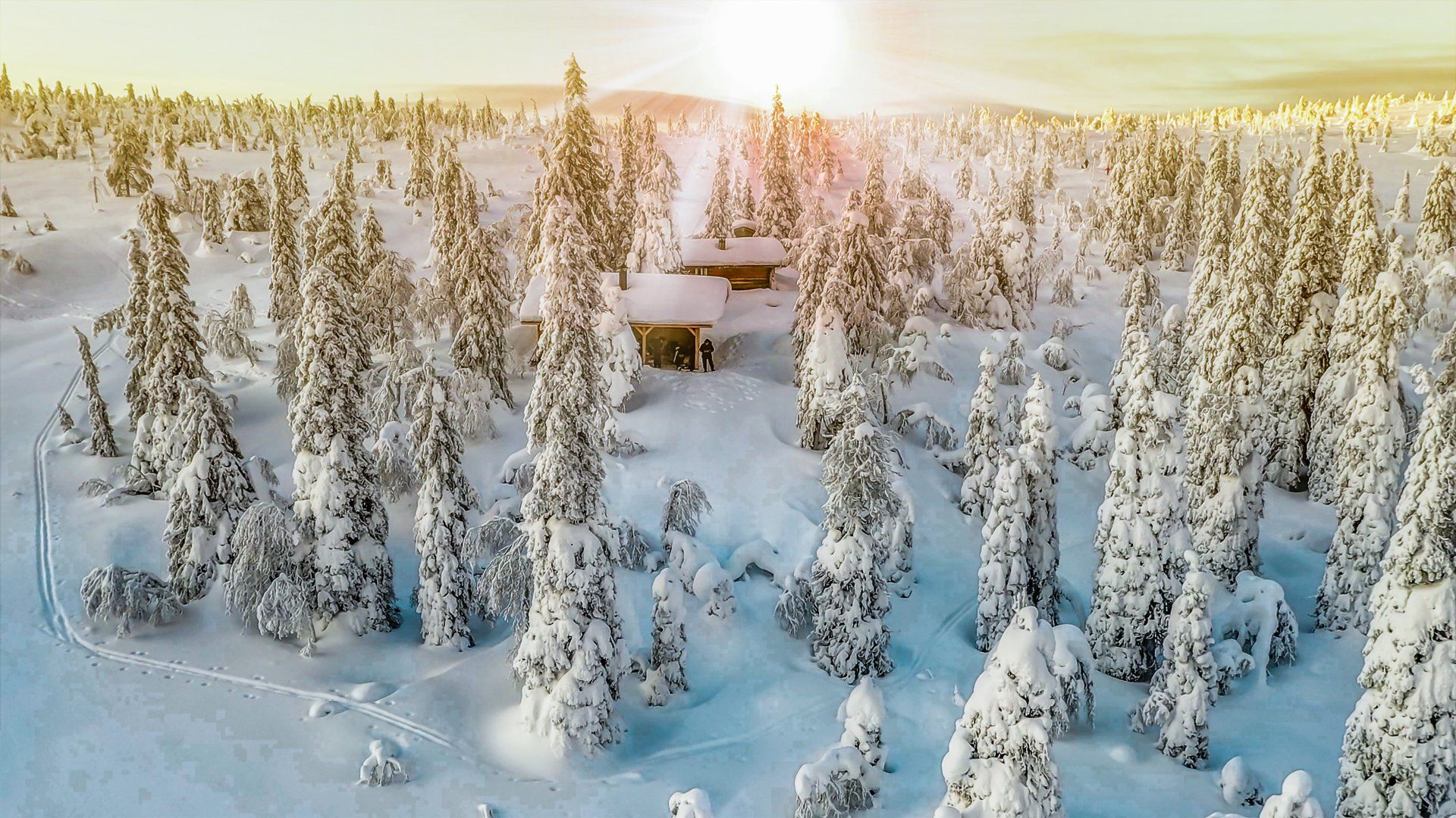 Aerial View of Lapland - Barter's Travelnet