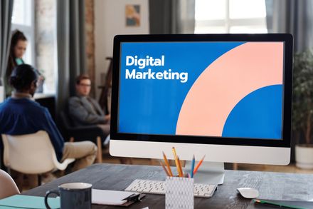 Digital Marketing screen