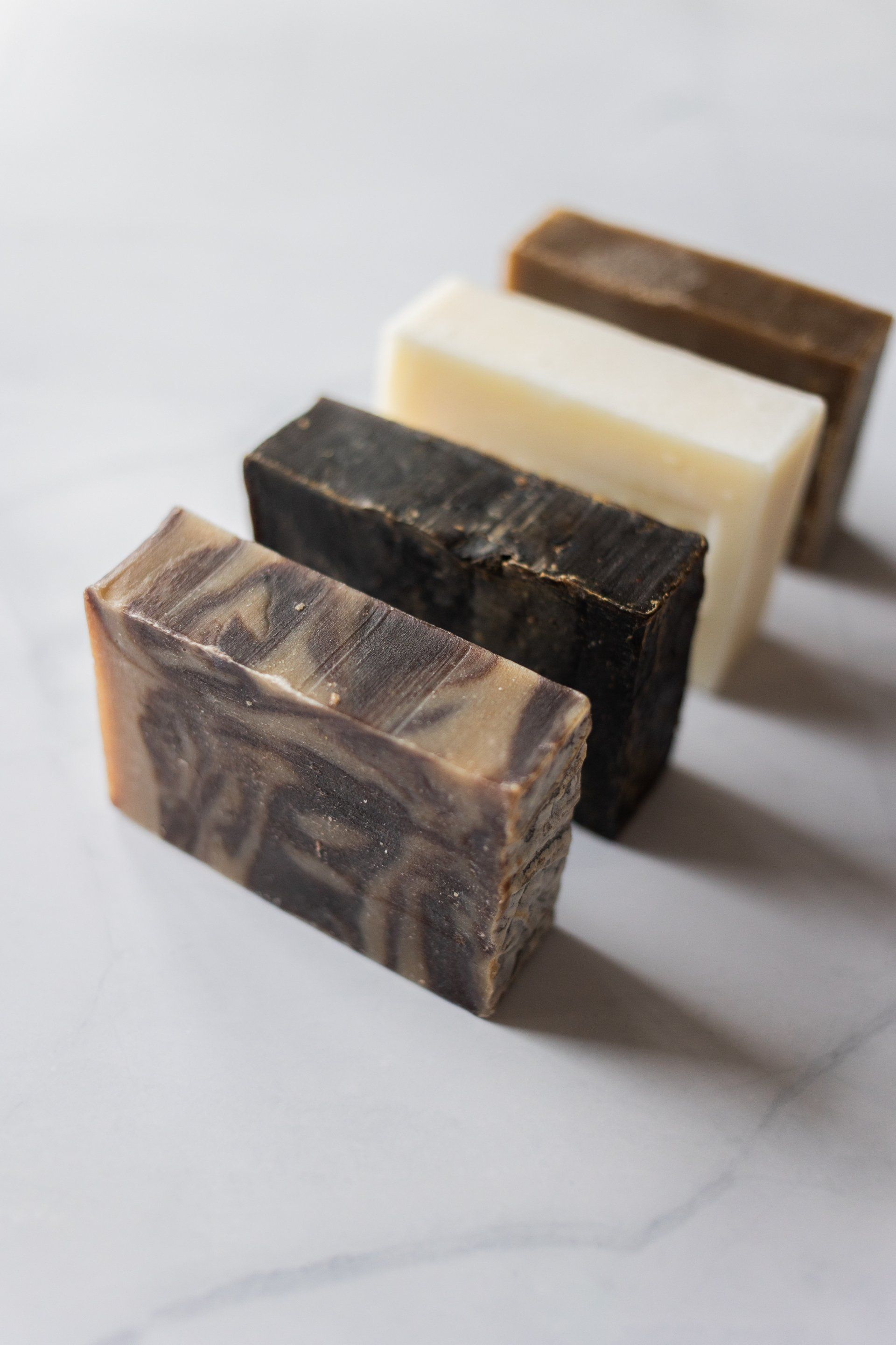 Some of the Soap Bar products created by the Artisans we support