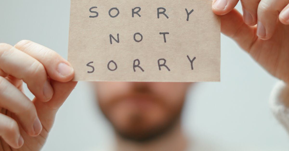 Have you noticed that people say sorry all the time? Even when there's no need for an apology? 