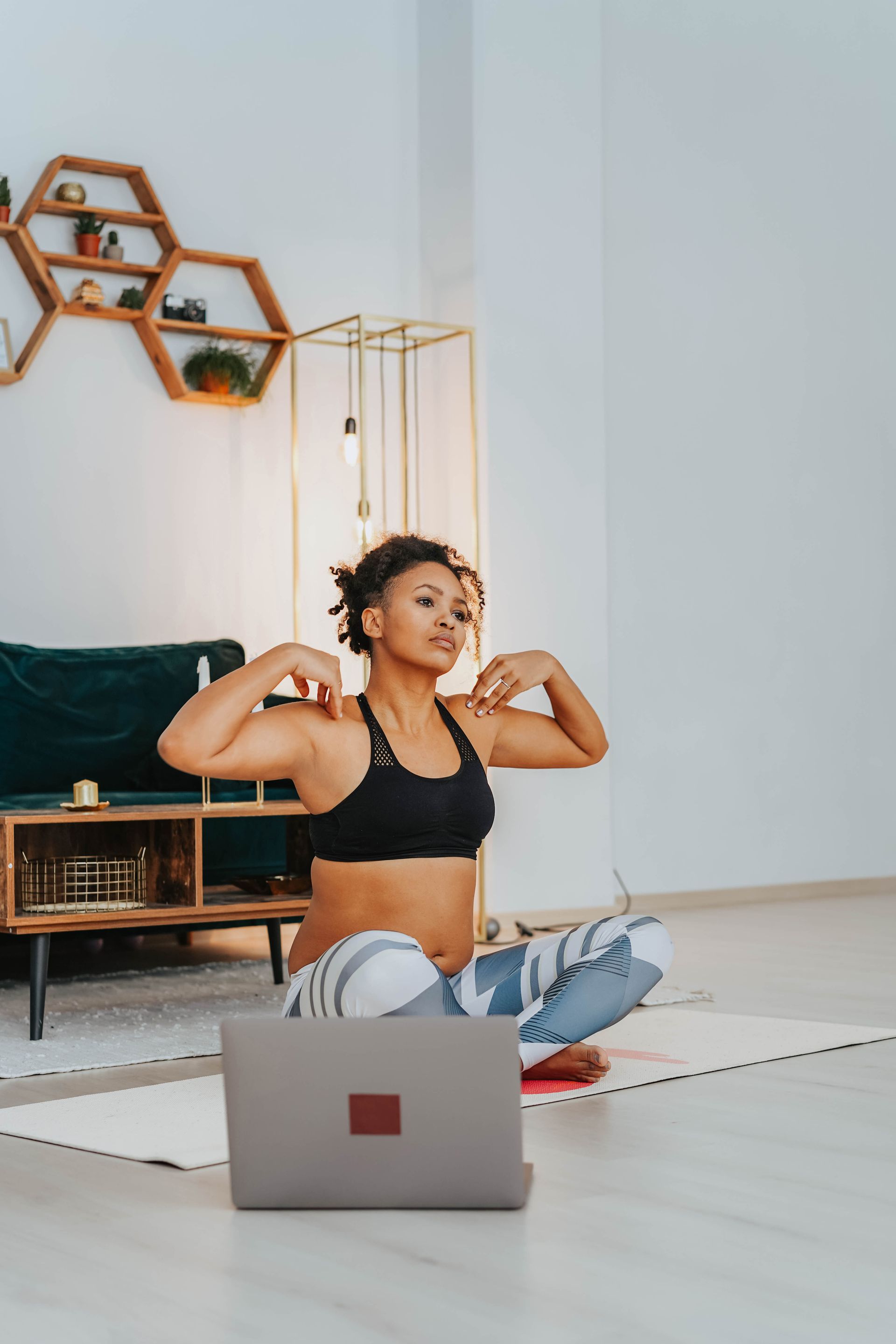 yoga is good for your tech and shoulder strain