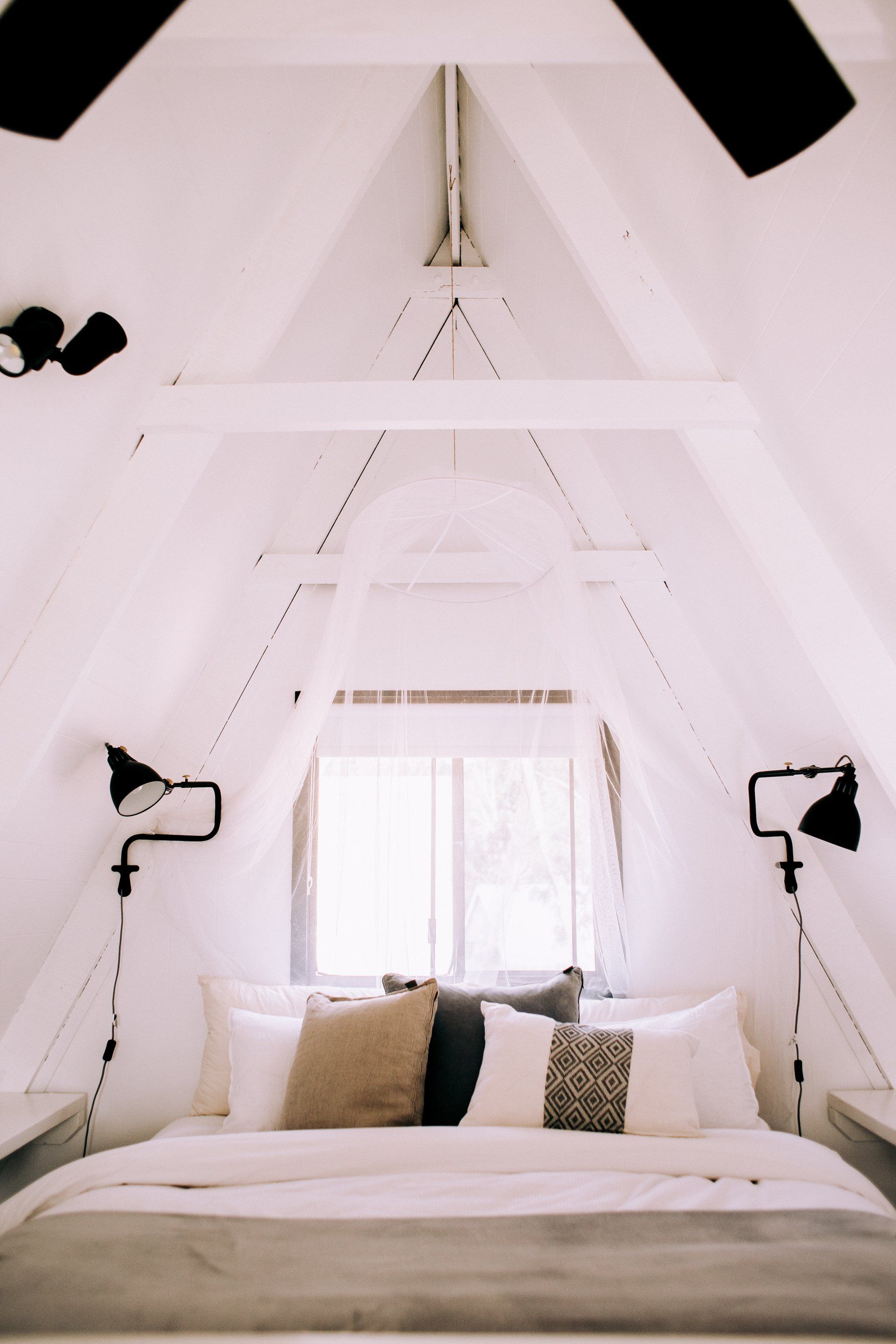a house house attic turned into a room