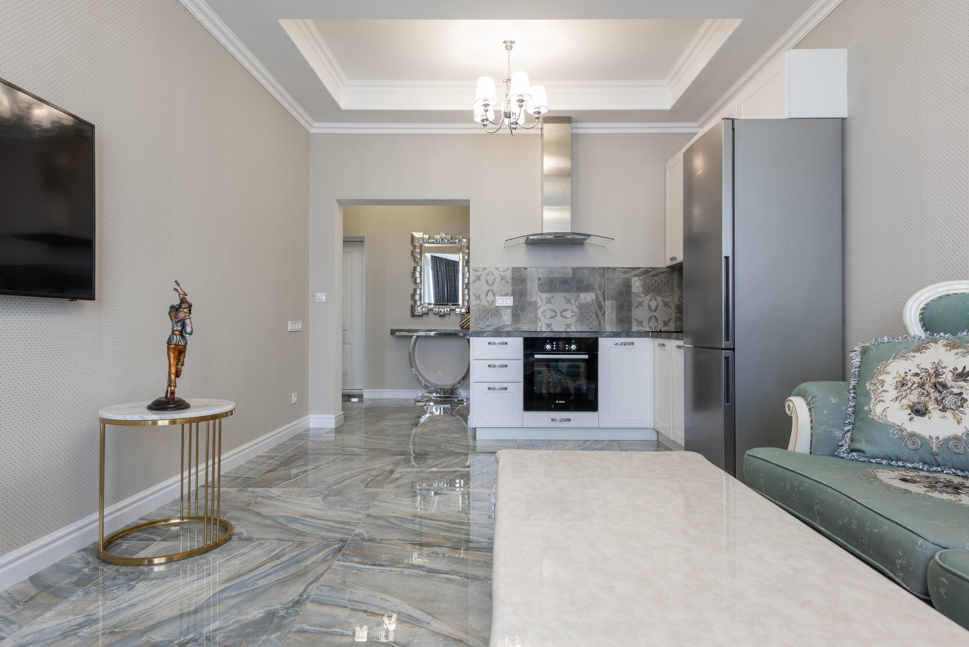 polished tiles