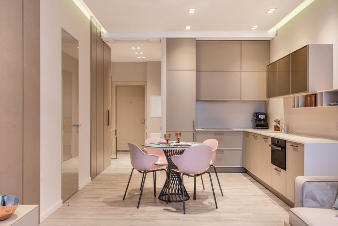 white kitchen cabinets renovated