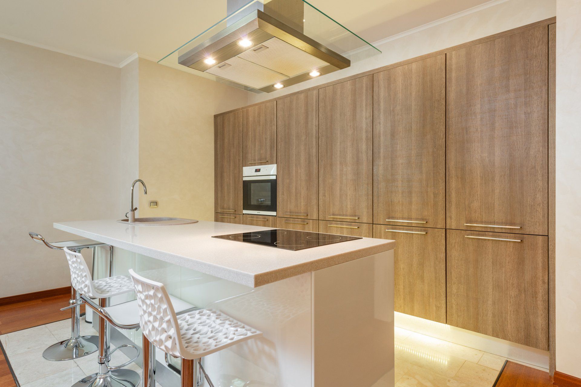 Custom two tone wood kitchen cabinets State College, PA