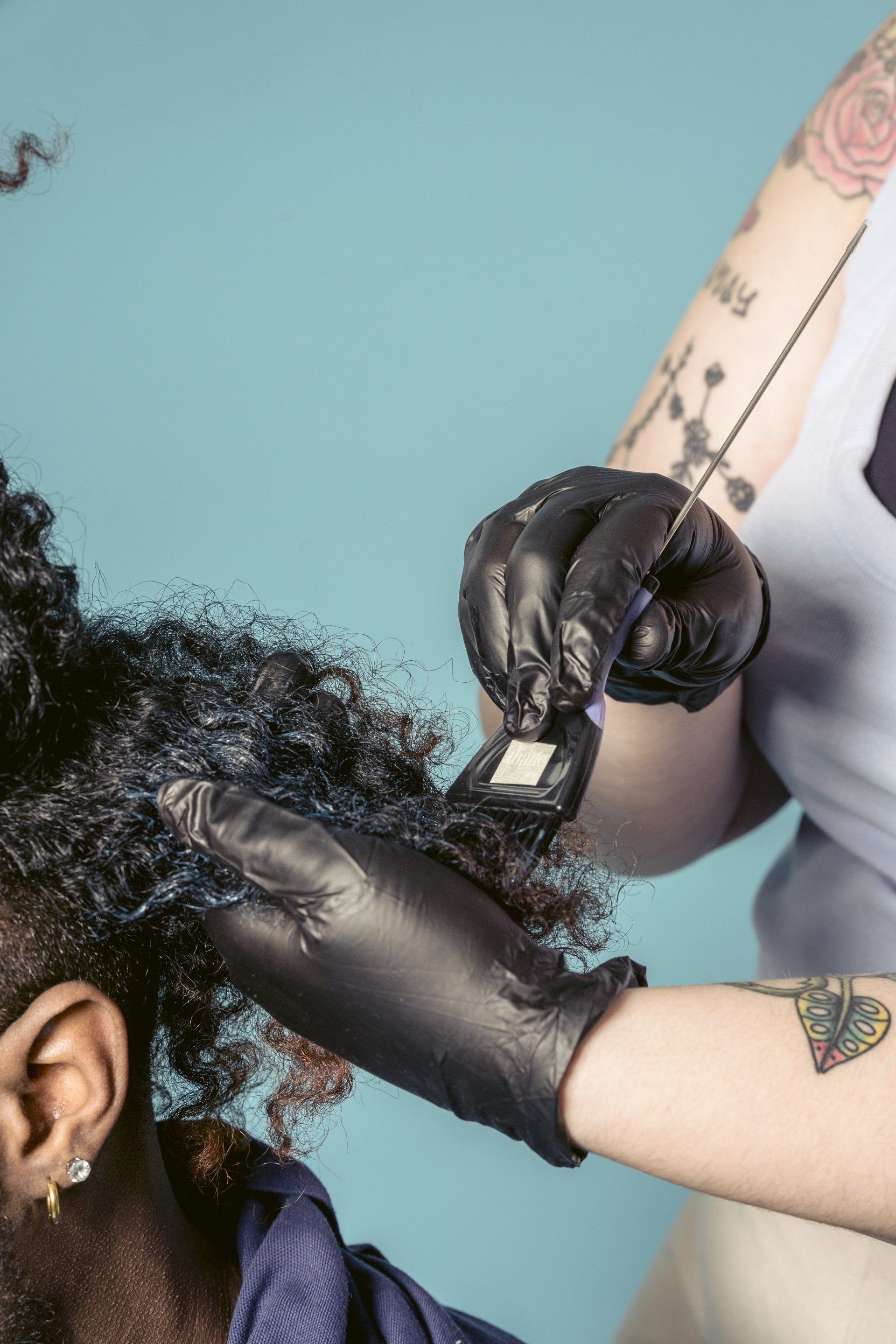 Drying the Girl's Hair