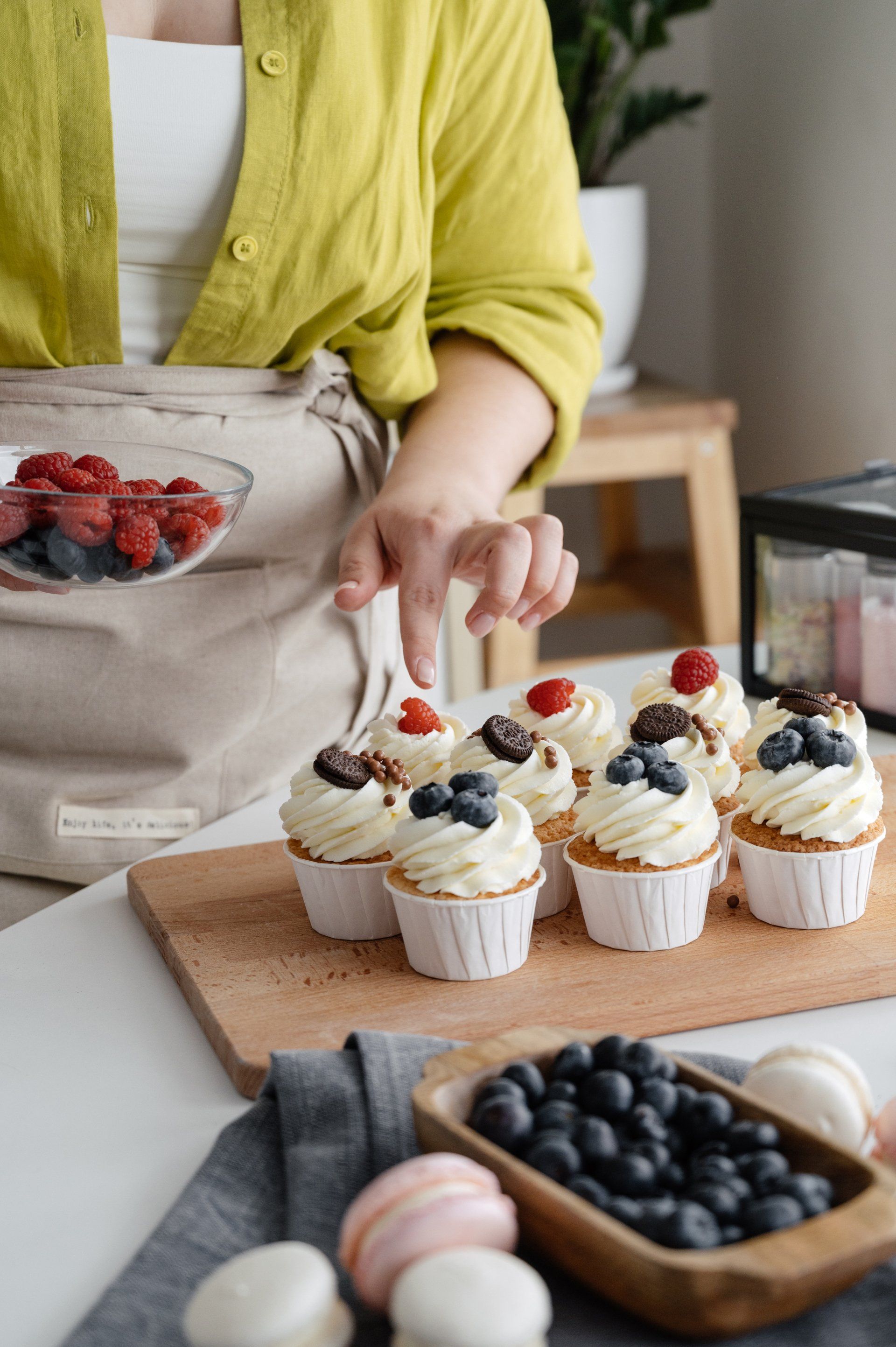 cupcakes on the table