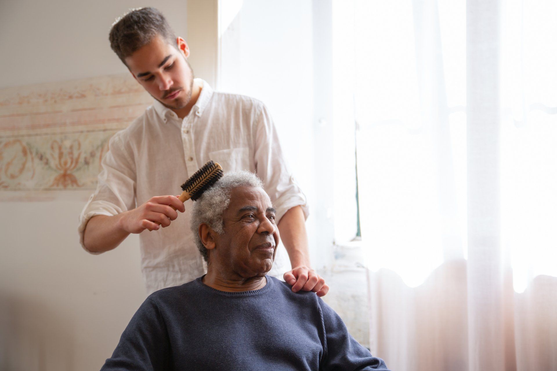 grooming man