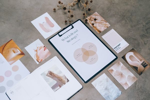 Mock up branding design van een bedrijf