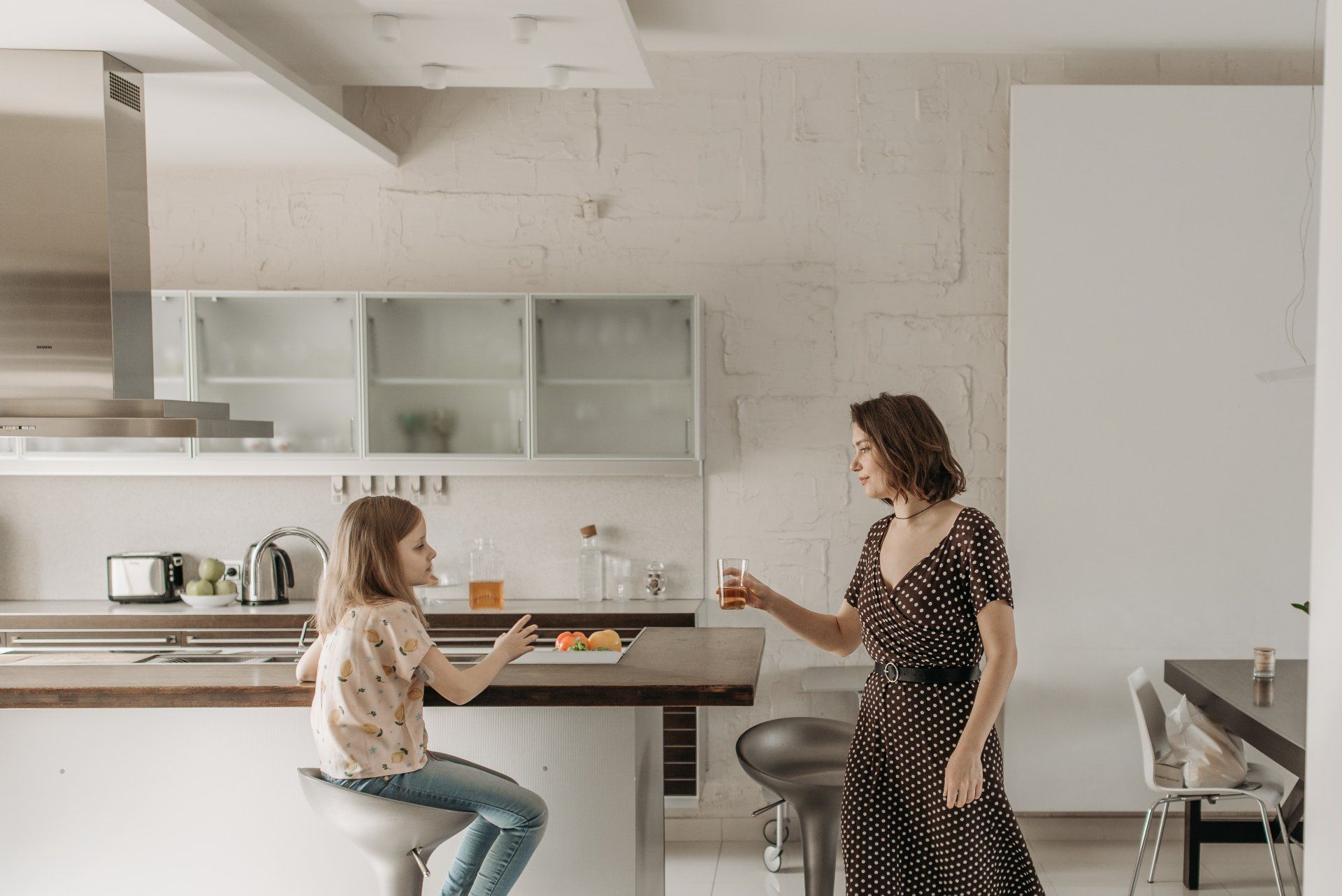 Mother and daughter in the Kitchen