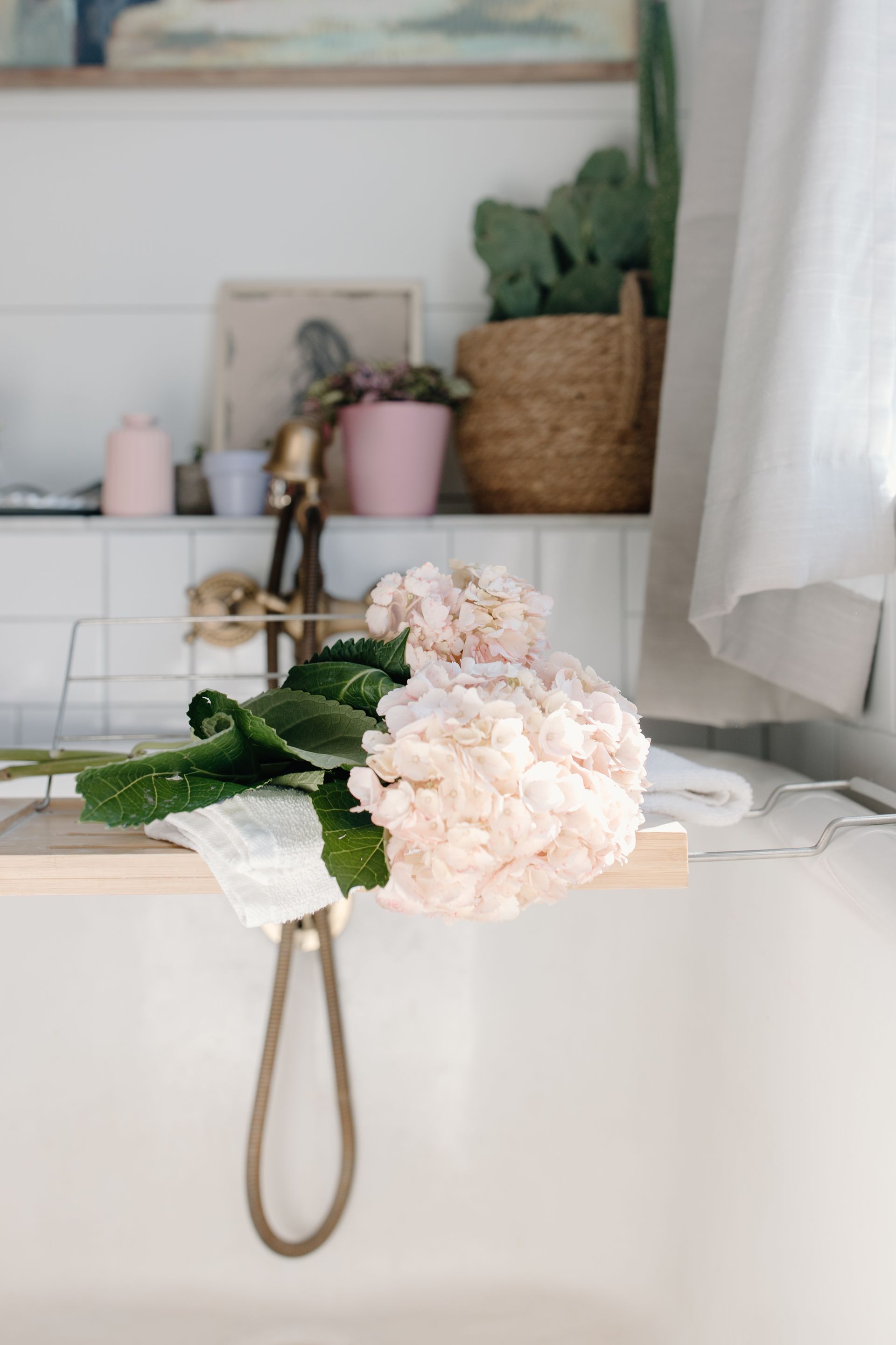 blush hydrangea, Bloom My House, DIY flowers
