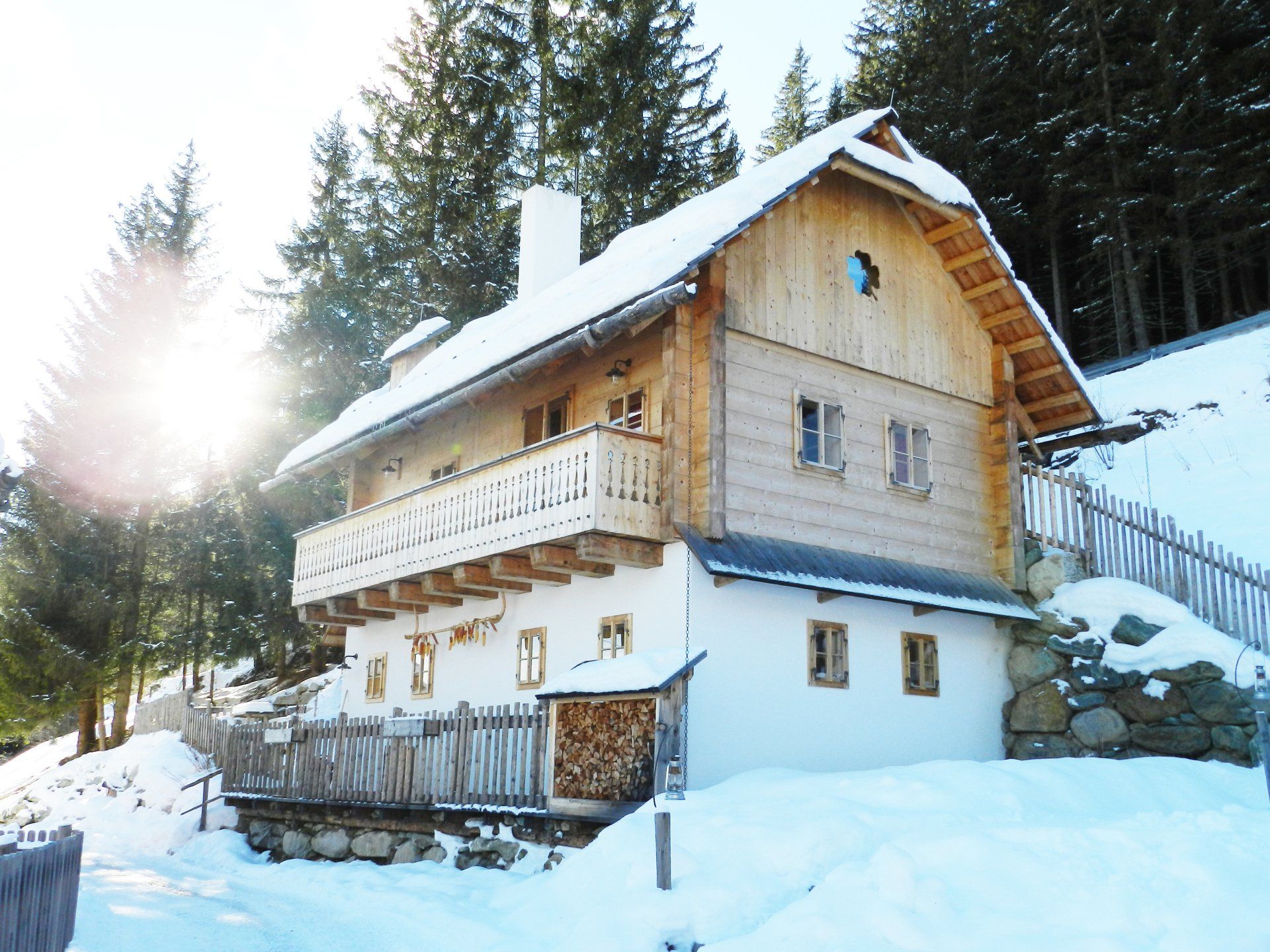Austria Alps Ski Destination, House Covered in Snow - Ski Holidays Destinations Barter's Travelnet