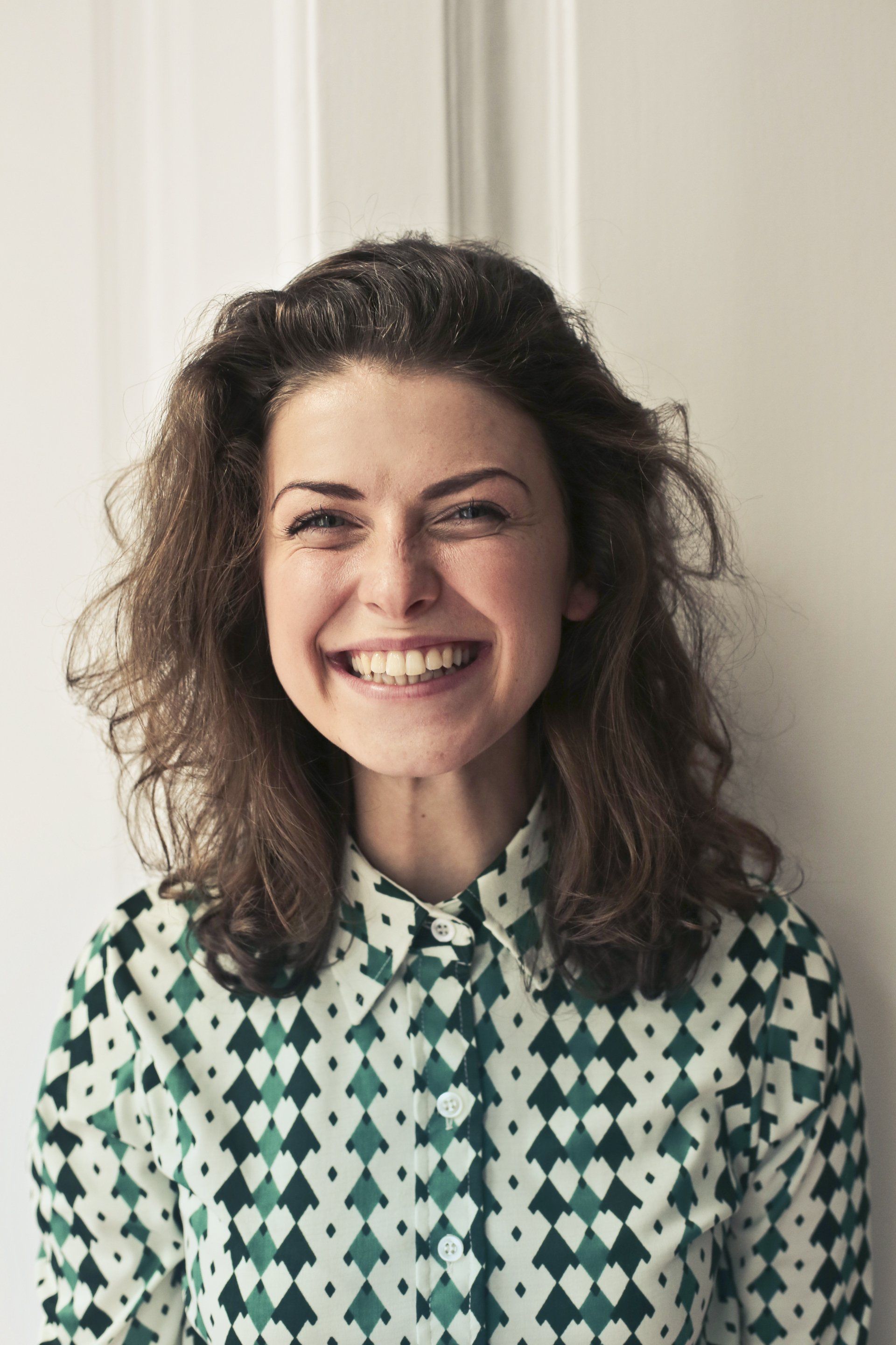 Image of smiling woman with white teeth