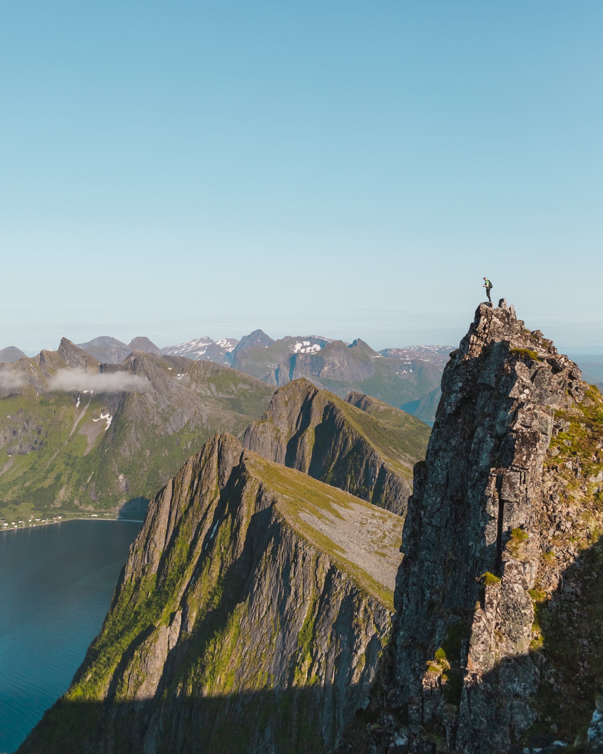 PRachtige bergen in Noord-Noorwegen