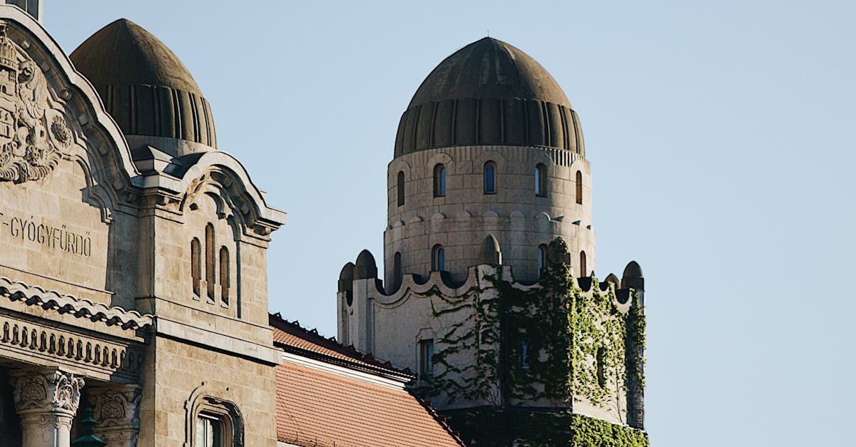A large building with a dome on top of it