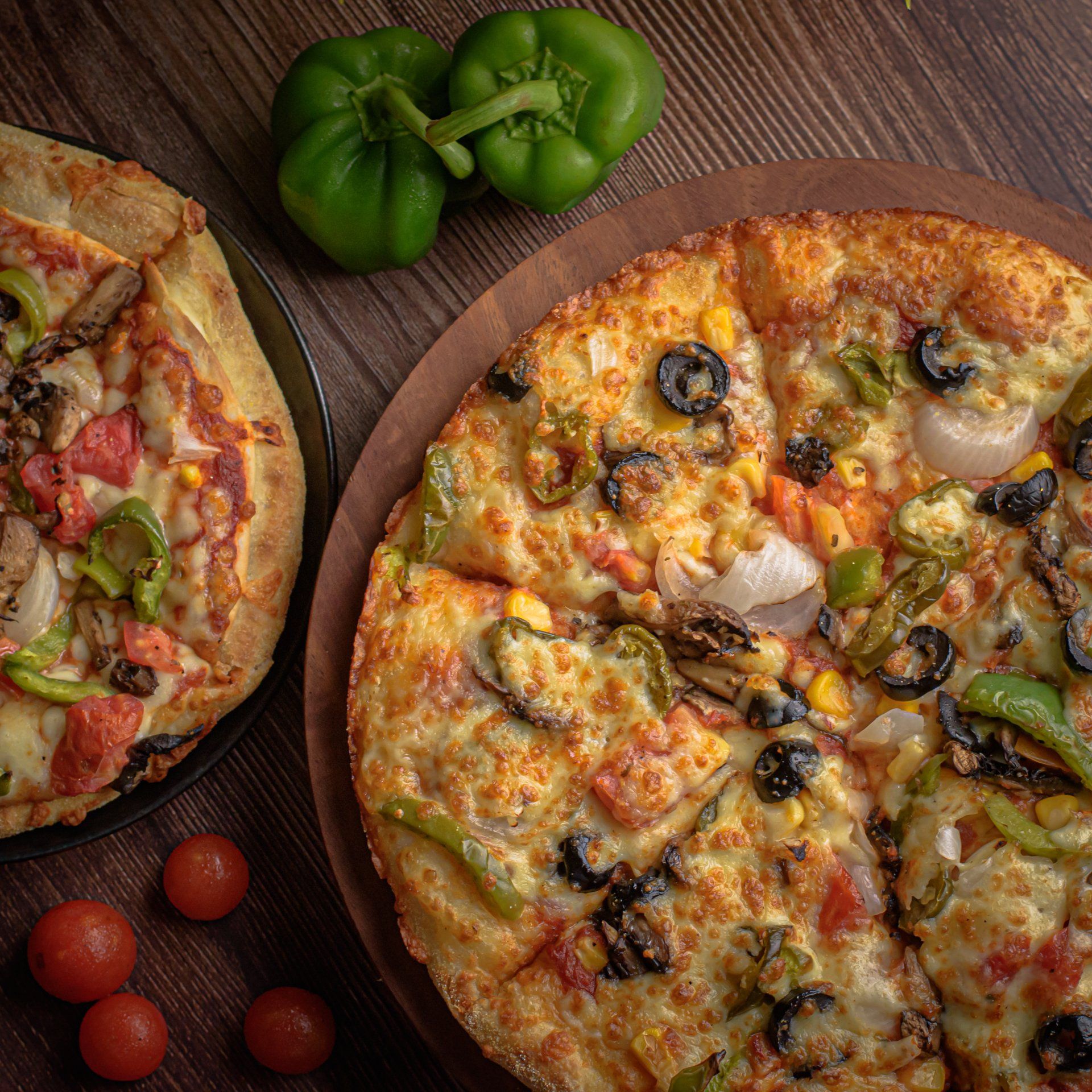 Pizzas na Padaria Casa Aurora no Centro de SP